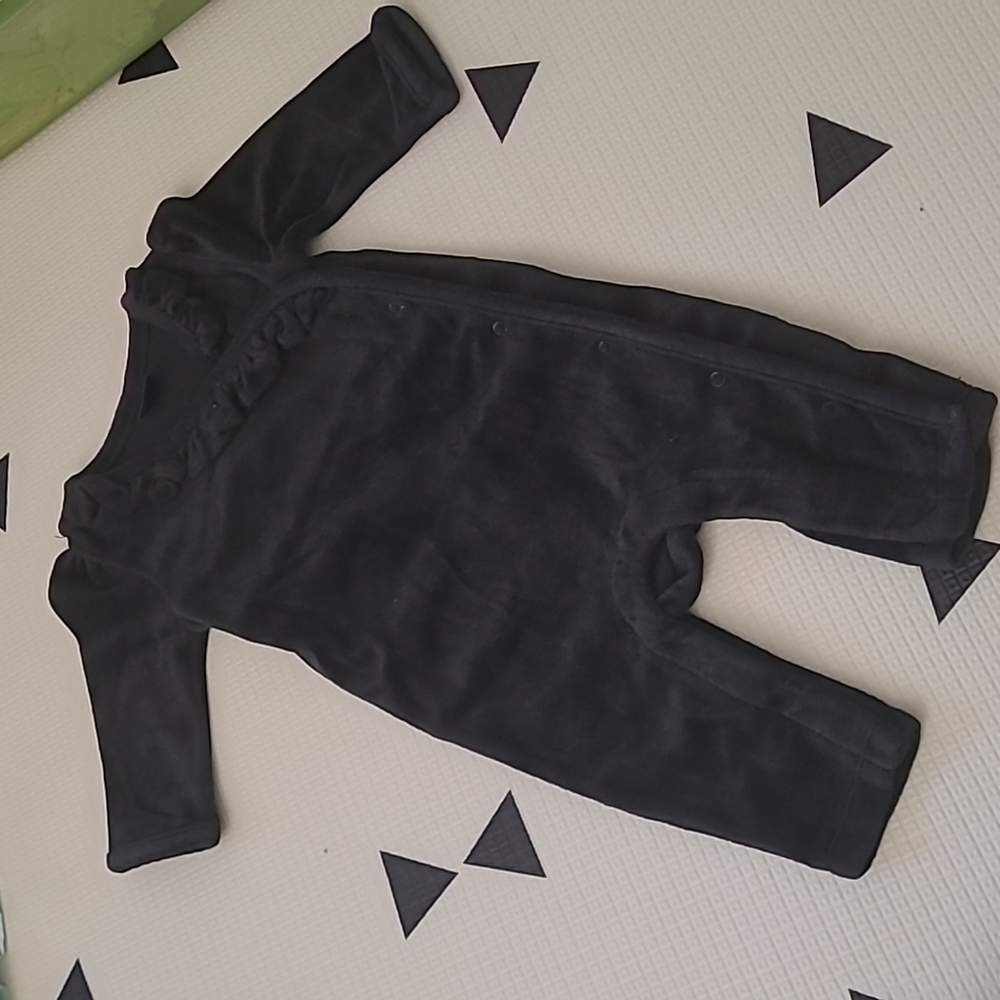 46. BABY BabyGap Velvet PJ overall